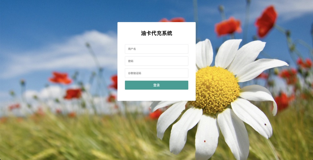 保时捷中石化油卡充值系统/聚合支付系统-二妹源码